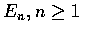 ${E_n,n\geq 1}$