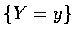 $\{Y=y\}$